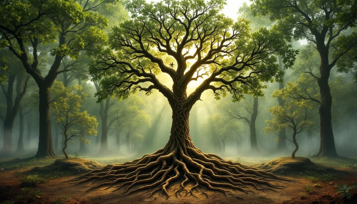 Exploration des arbres de vie dans les différents systèmes de croyances